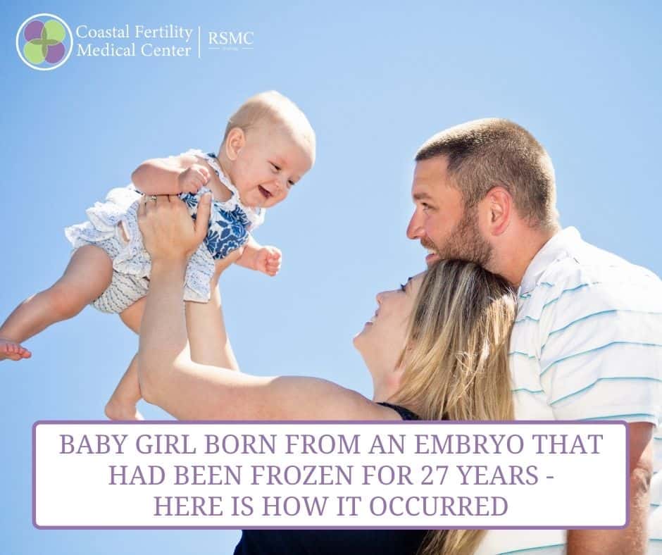 Baby Girl Born From An Embryo That Had Been Frozen For 27 Years – Here Is How