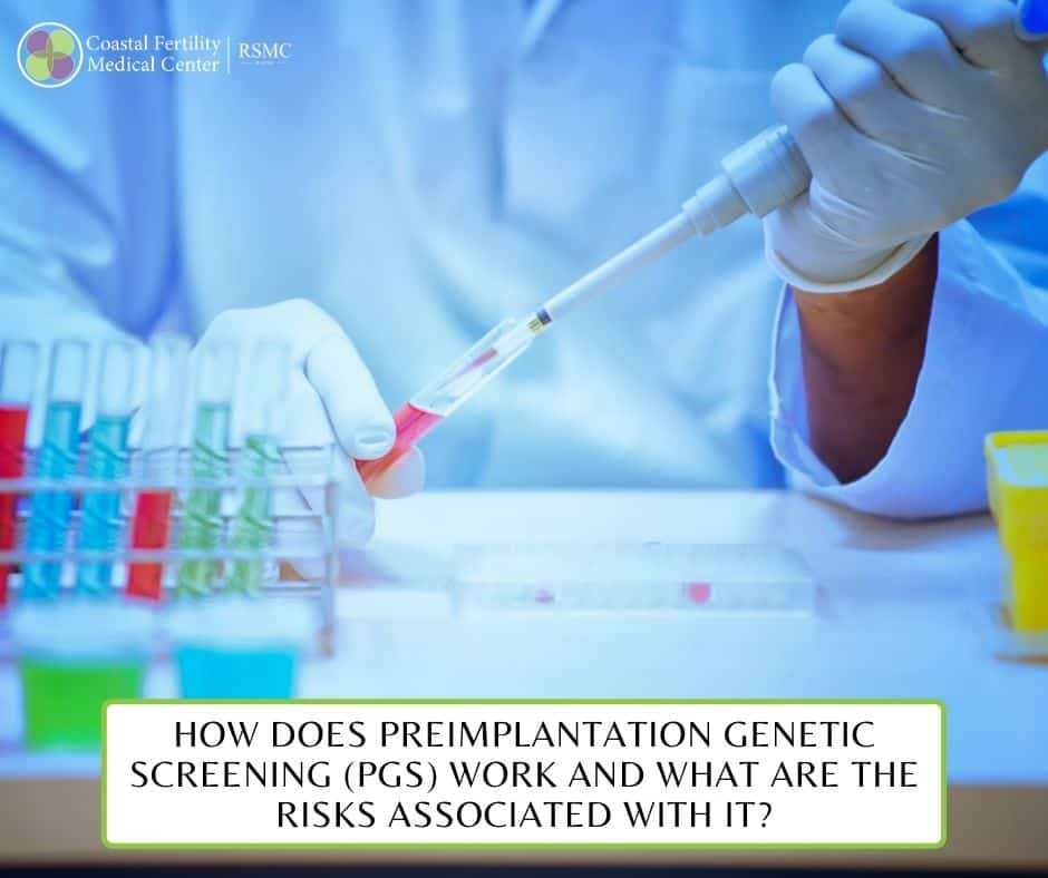 How does Preimplantation Genetic Screening (PGS) work and what are the risks associated with it?